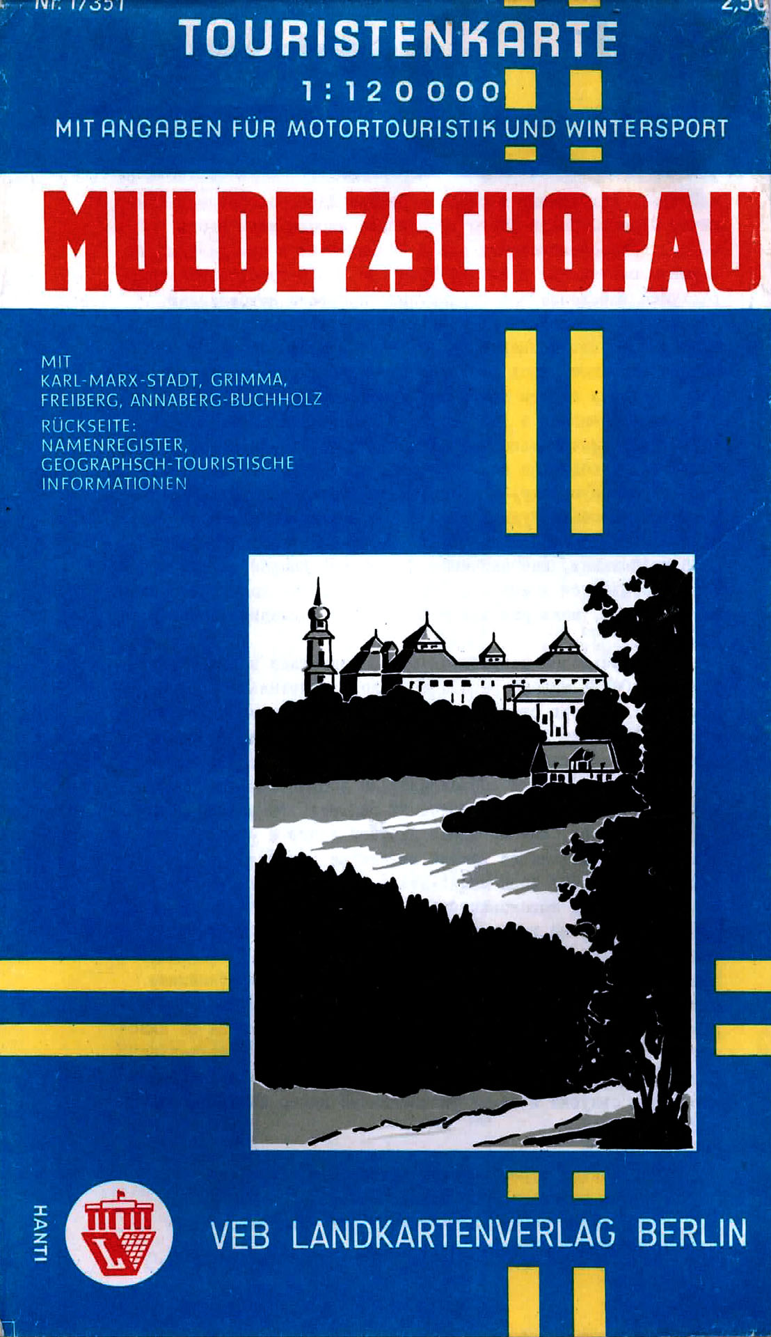 Touristenkarte Mulde - Zschopau